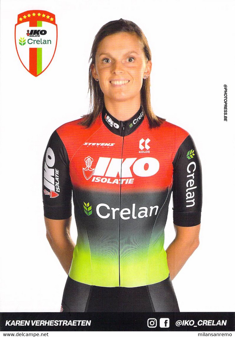 CYCLISME: CYCLISTE : KAREN VERHESTRAETEN - Cycling