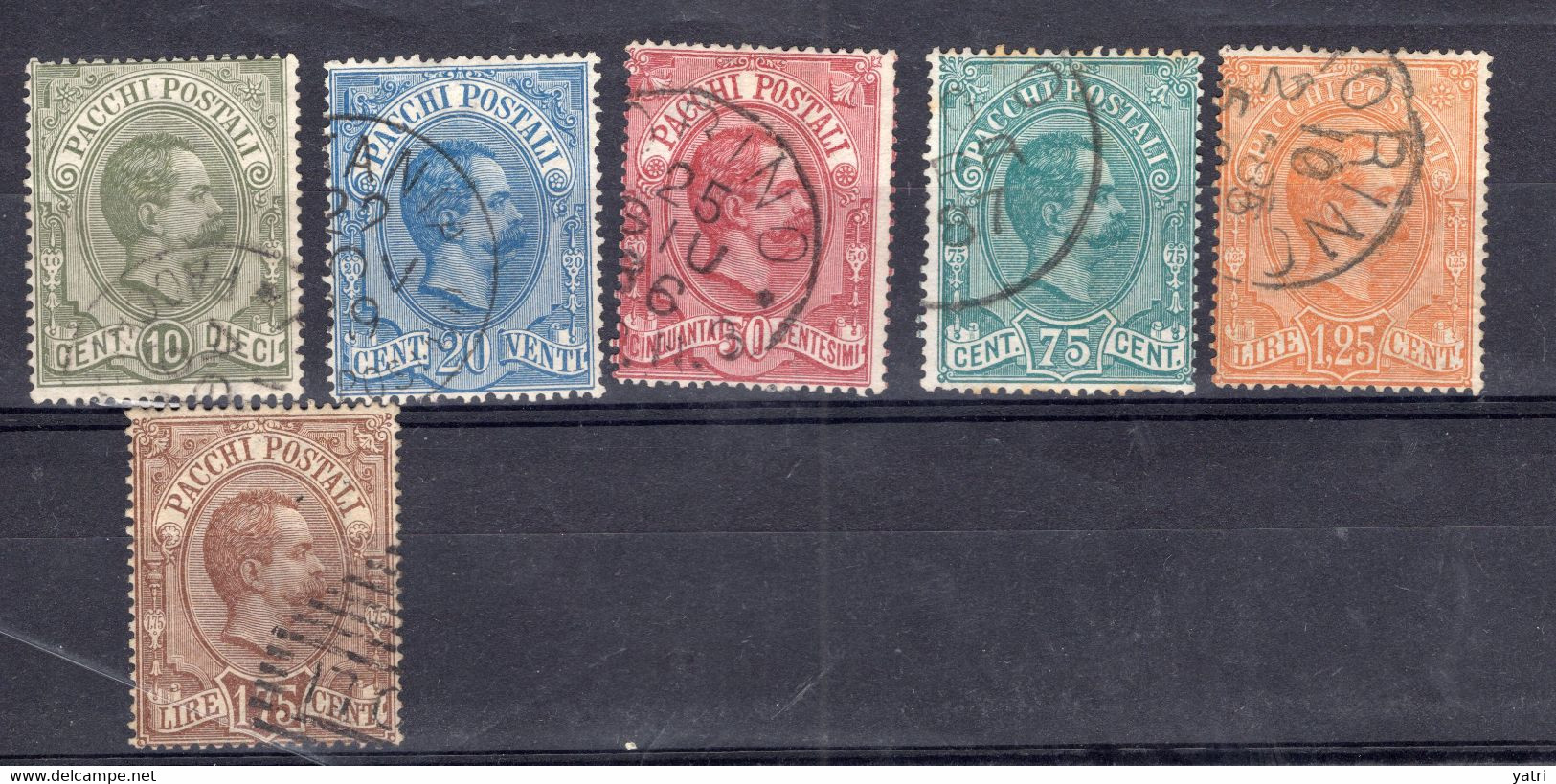 Regno D'Italia (1884-86) - Pacchi Postali, Prima Serie Sass. 1/6 Ø - Colis-postaux