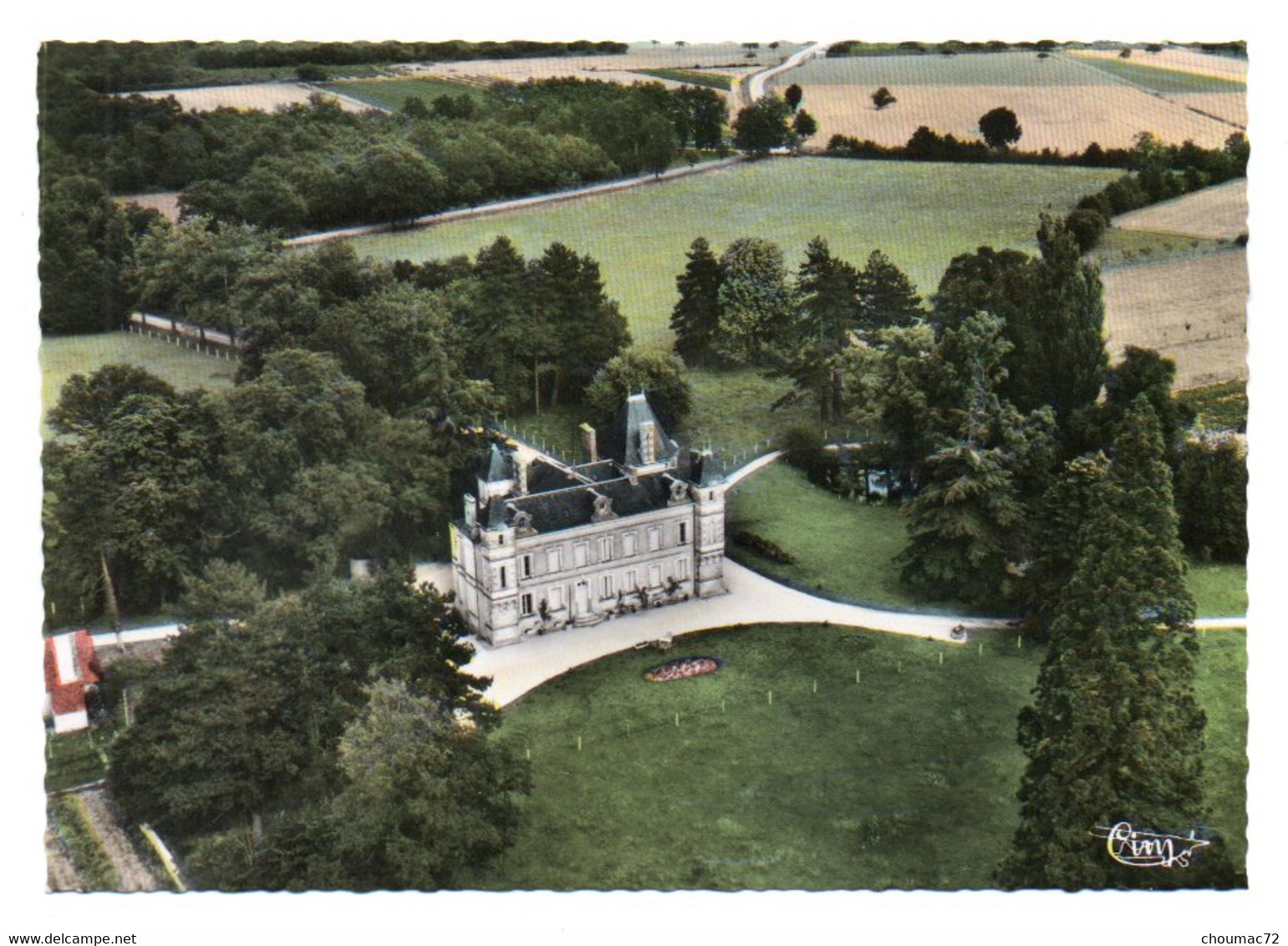 GF (37) 2291, Cléré Les Pins, Combier 286-25 A, Vue Aérienne, Château De La Fersnaye - Cléré-les-Pins