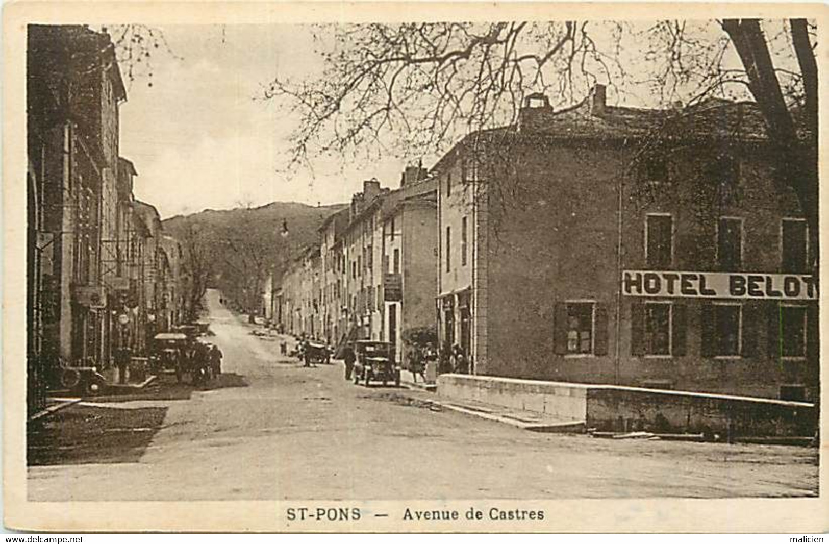 - Herault - Ref-A796- Saint Pons - St Pons - Avenue De Castres - Hotel Belot - Hotels - - Saint-Pons-de-Mauchiens