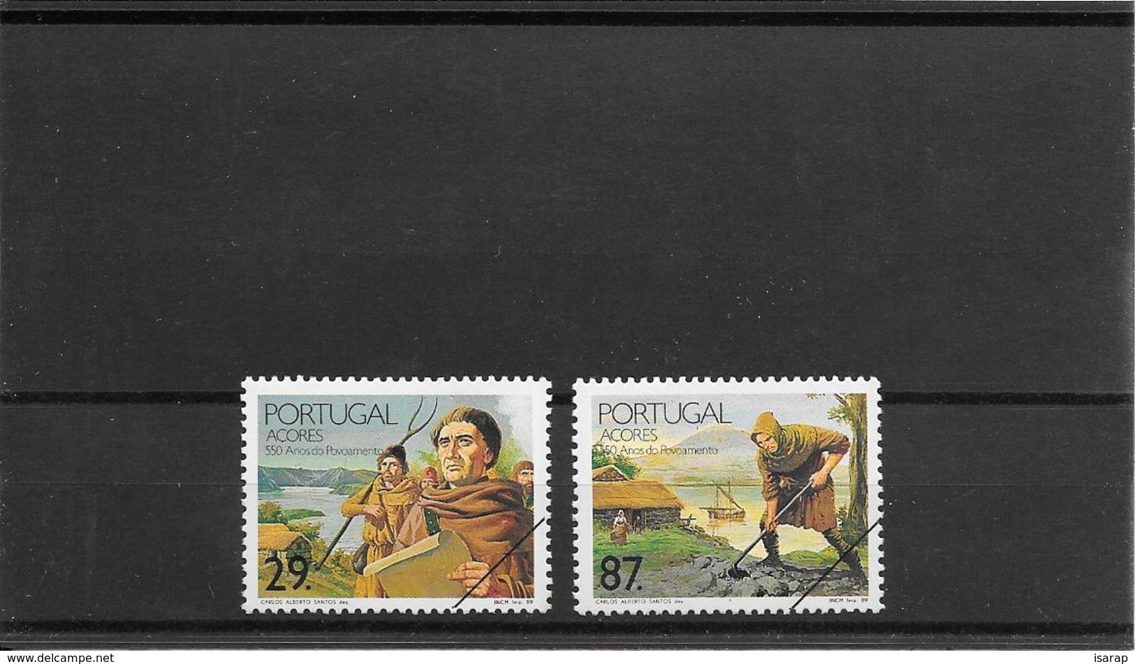 PROOF - 1989 - Povoamento Dos Açores - Unused Stamps