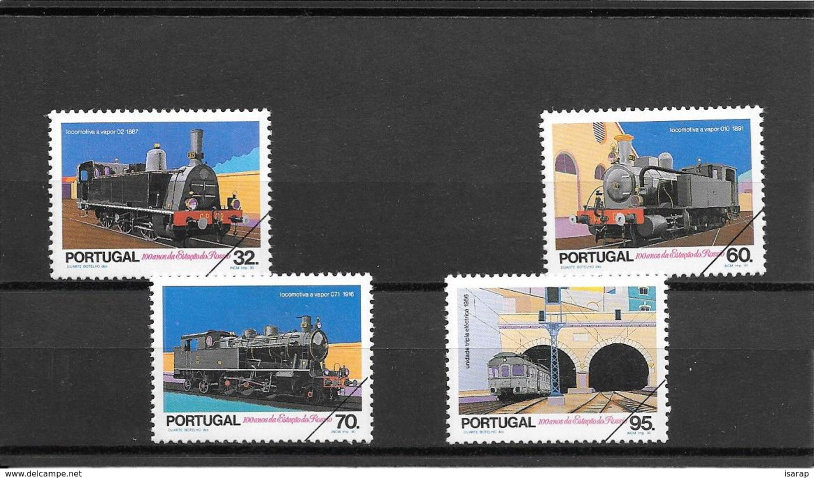 PROOF - 1990 - Estação Do Rossio - Unused Stamps