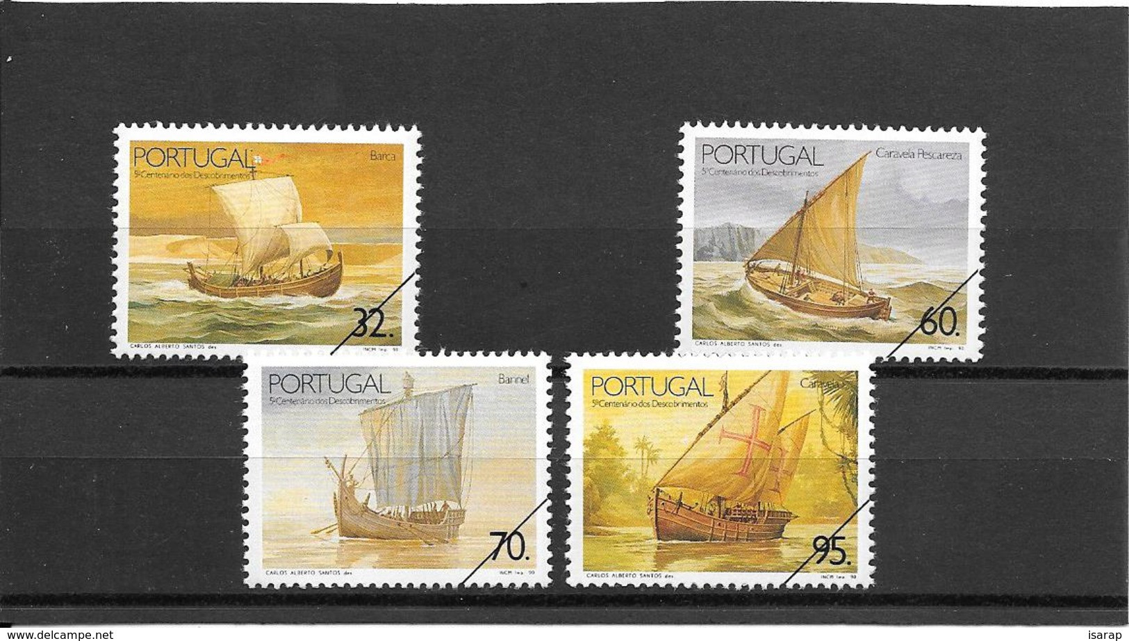 PROOF - 1990 Navios Dos Descobrimentos 1º - Unused Stamps