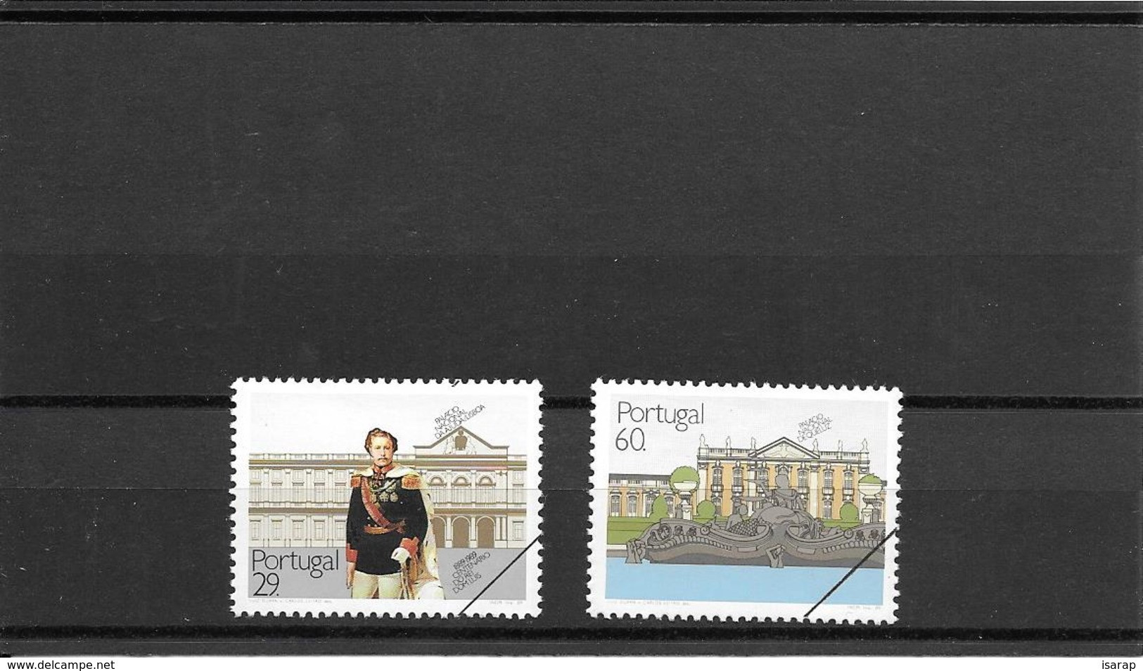 PROOF - 1990 - Palácios Nacionais - Unused Stamps