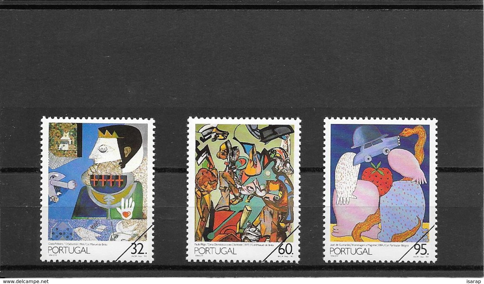 PROOF - 1990 - Pintura Portuguesa 6º Grupo - Unused Stamps