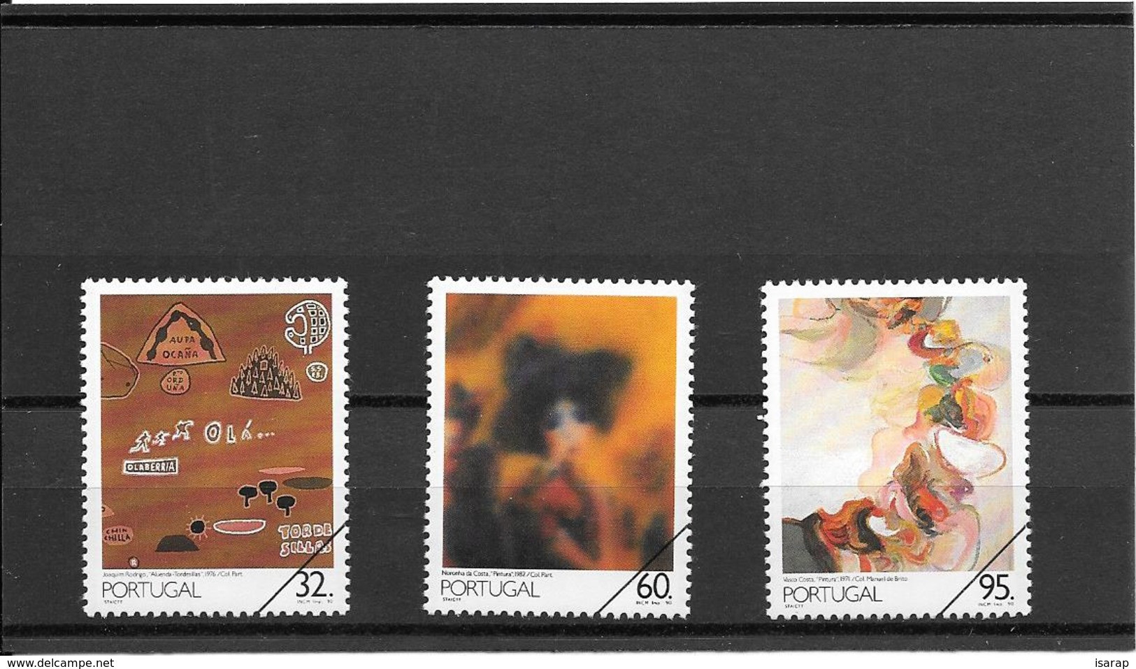 PROOF - 1990 - Pintura Portuguesa 5º Grupo - Unused Stamps