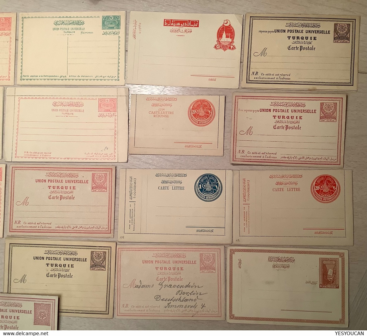Turkey 1875-1953 25 Almost All Different Postal Stationery  Unused (Turquie Entier Postal Cover Lettre - Lettres & Documents
