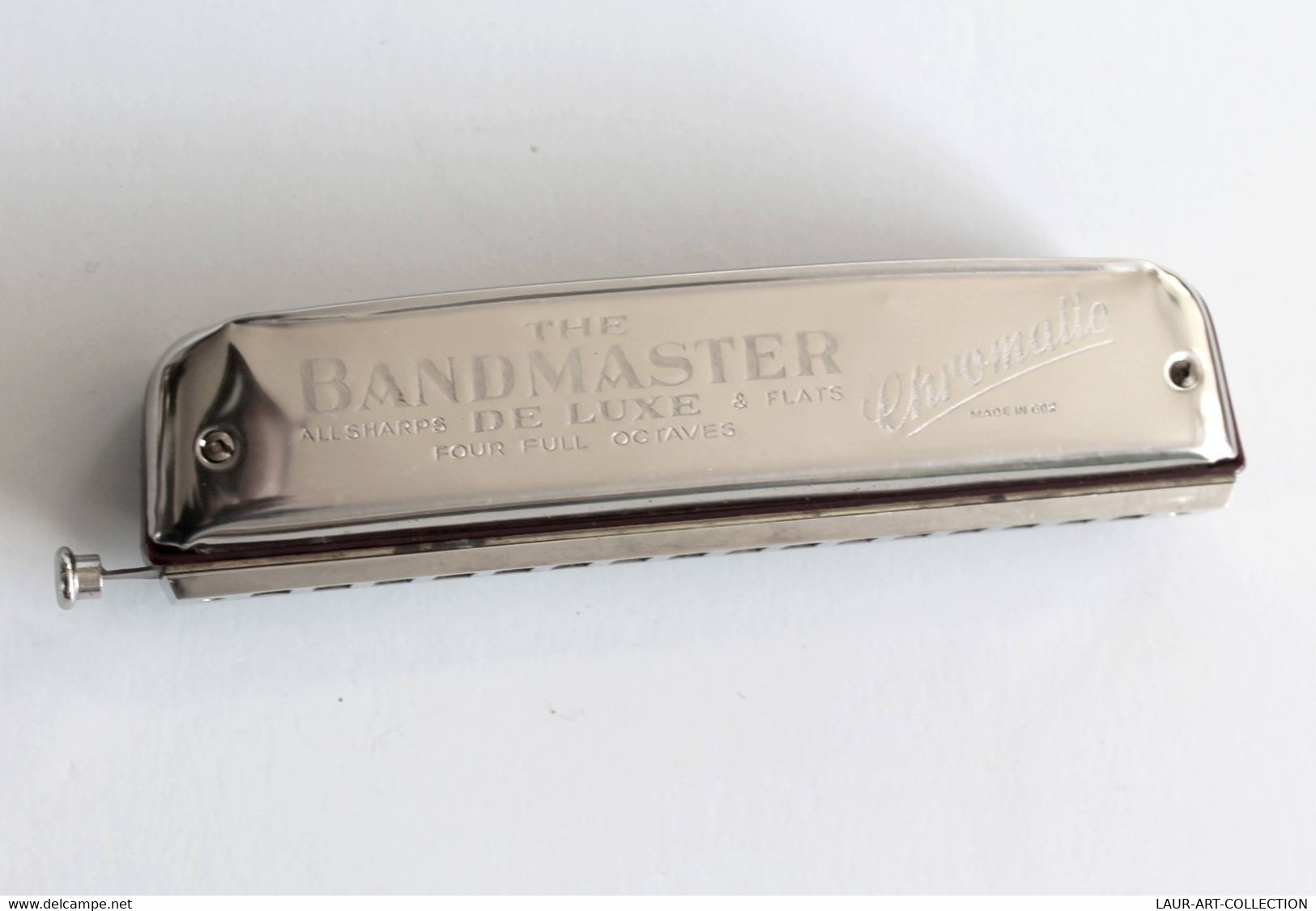 ANCIEN HARMONICA THE BANDMASTER DE LUXE CHROMATIC "C" FOUR FULL OCTAVE, 16 HOLES       (3011.3) - Muziekinstrumenten