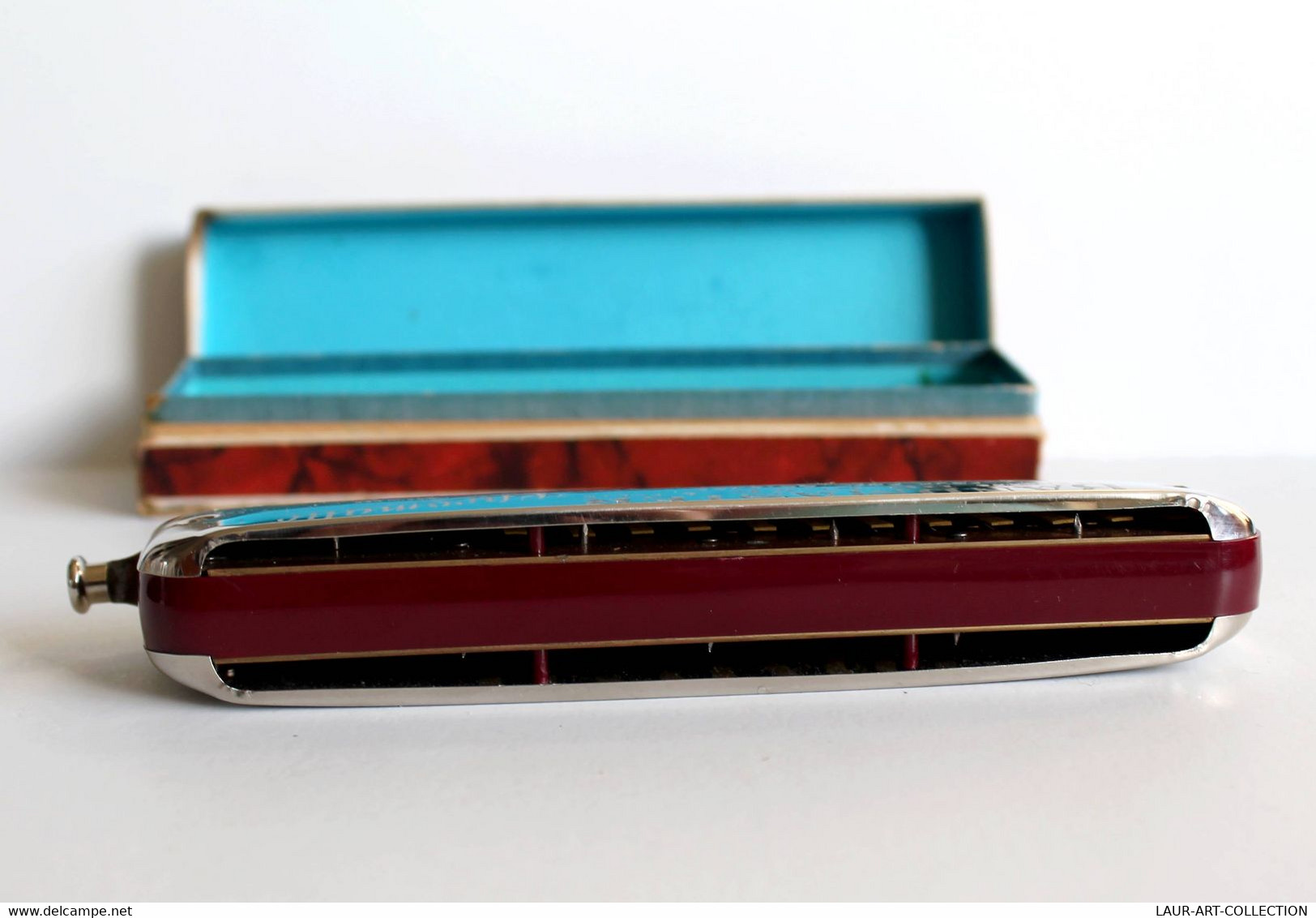 ANCIEN HARMONICA THE BANDMASTER DE LUXE CHROMATIC "C" FOUR FULL OCTAVE, 16 HOLES       (3011.3)