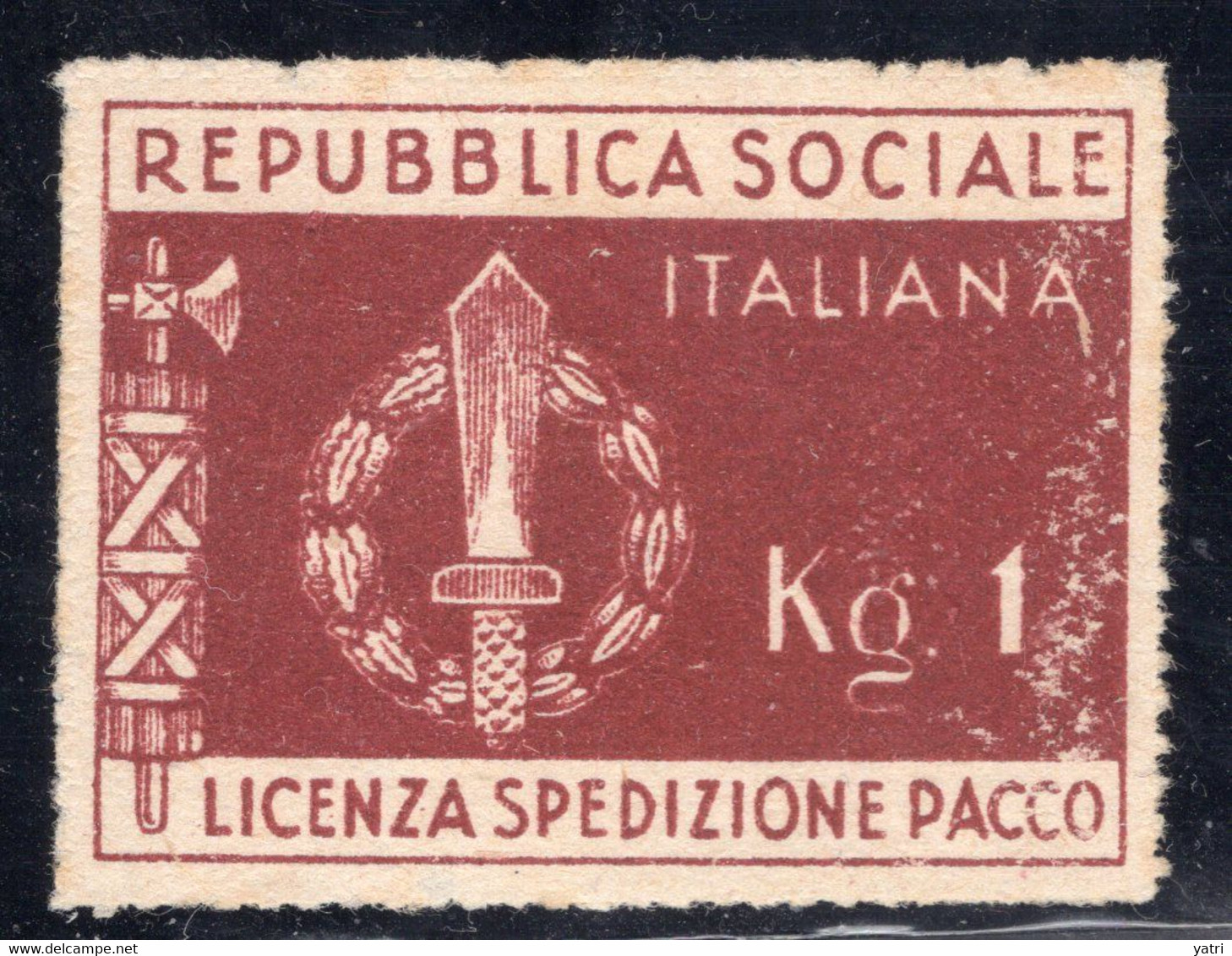 Repubblica Sociale (1944) - Pacchi In Franchigia (senza Gomma) - Paketmarken