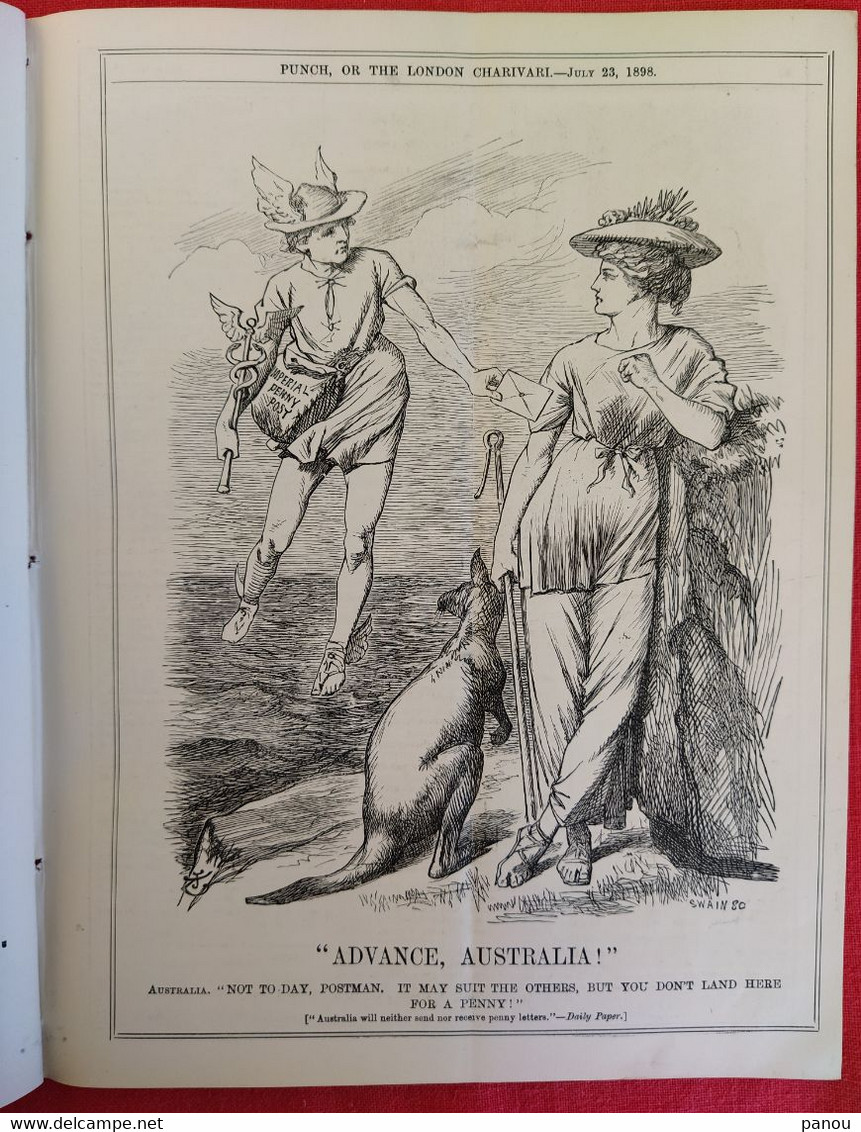 Punch, Or The London Charivari Vol CXV - JULY 23, 1898 - Magazine 12 Pages. AUSTRALIA - Altri & Non Classificati