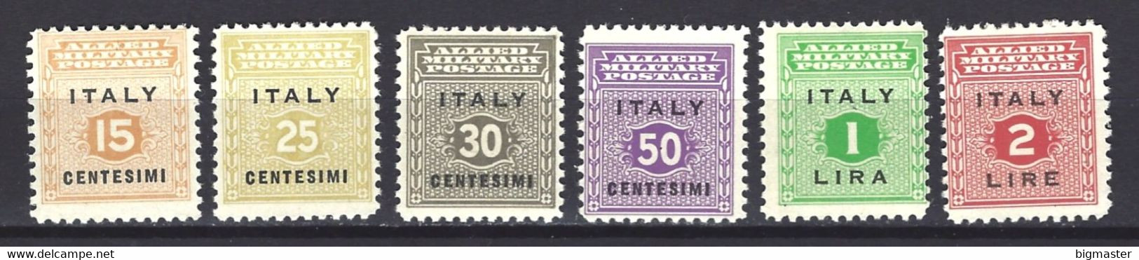 1943 Regno D'Italia Allied Miliary Goverment Issue For Use In Sicily 6 Val Mnh** - Anglo-american Occ.: Sicily