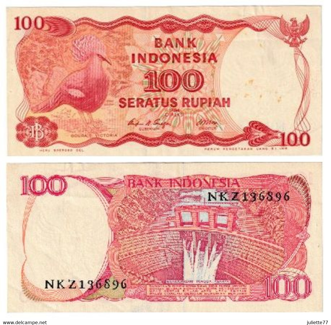 Billets - INDONESIE, Lot De 3 BILLETS De 100 Et 1000 Rupies (TTB) - Indonésie