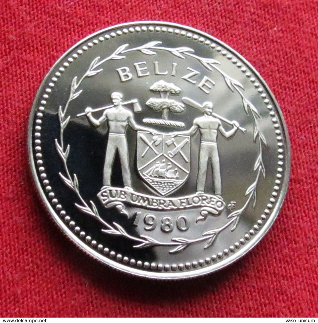 Belize 50 Cents 1980 Proof Minted 920 Coins - Belize