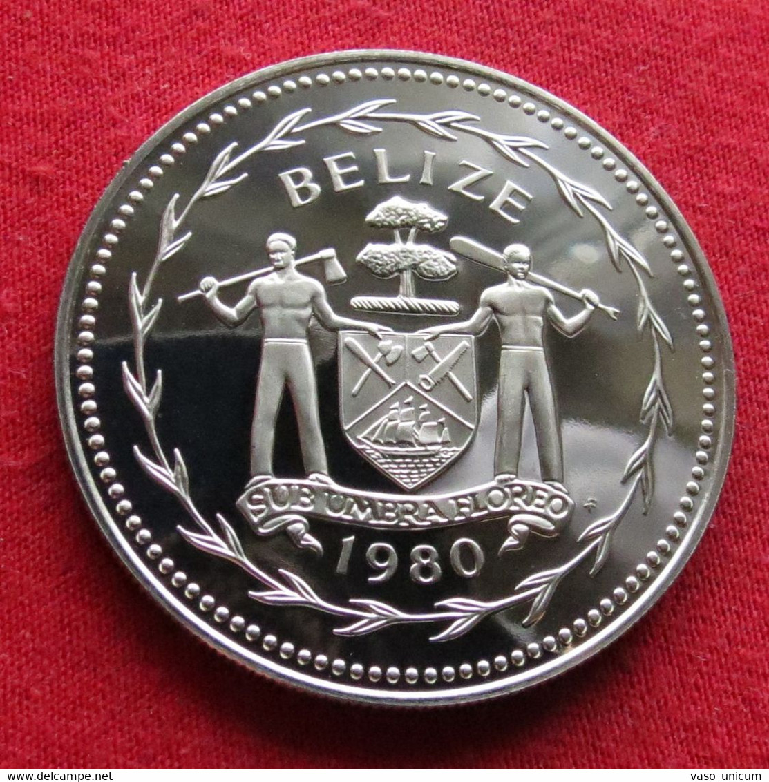 Belize 10 $ 1980 Proof Minted 920 Coins - Belize