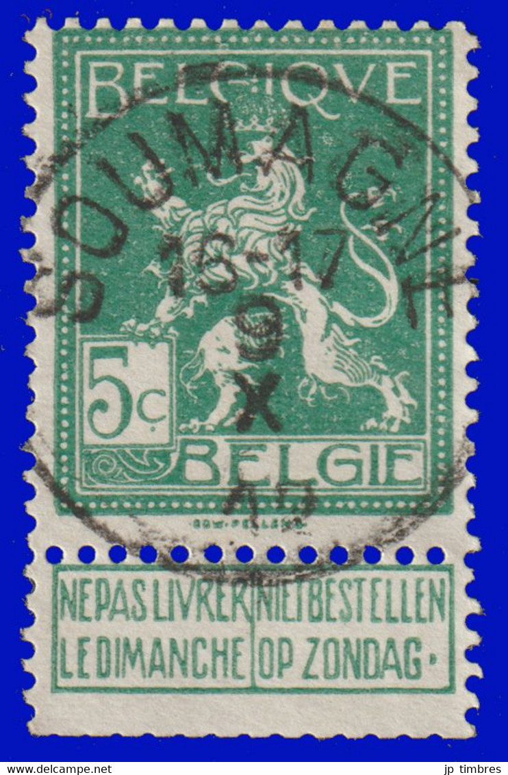 N° 110 - Belle Oblitération "SOUMAGNE" - 1912 Pellens