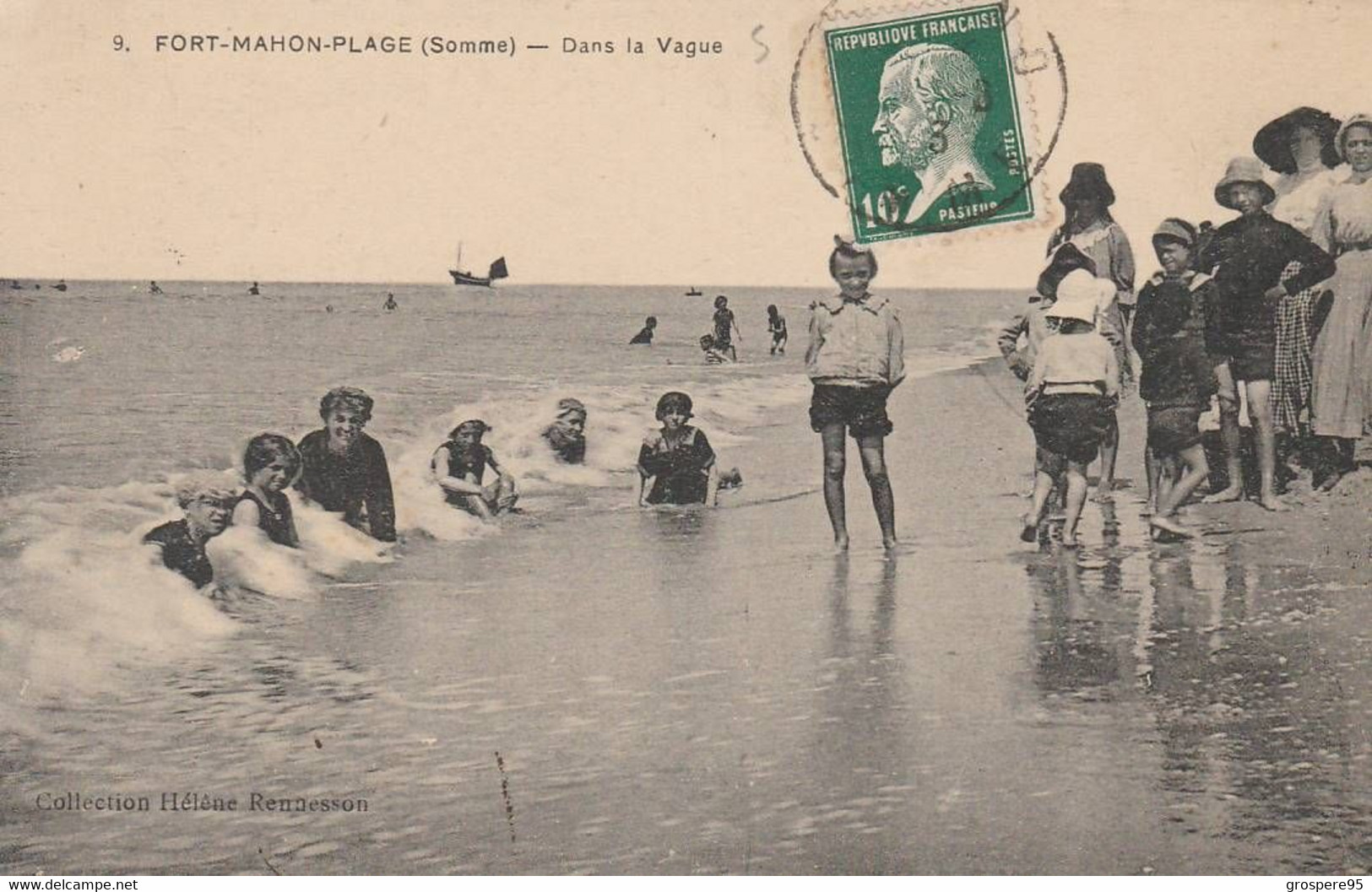 FORT MAHON PLAGE DANS LA VAGUE - Fort Mahon