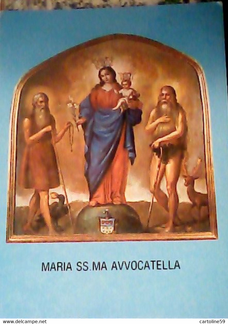 MADONNA Maria SS AVVOCATELLA SANTI Eremiti PAOLO I ONOFRIO Santuario S CESAREO BADIA Di CAVA DE TIRRENI  N1975 IL3124 - Cava De' Tirreni