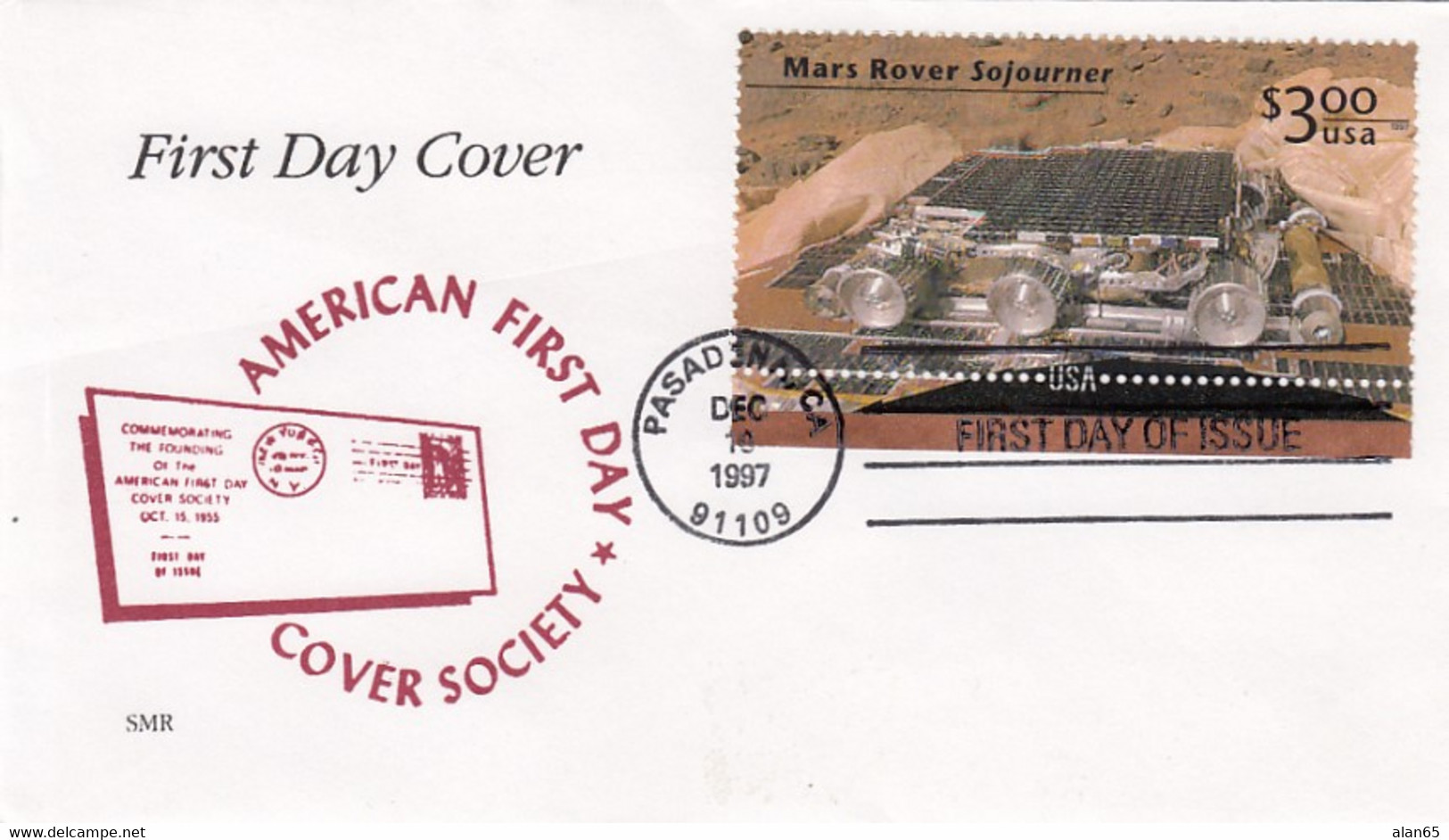 Sc#3178, $3.00 Mars Pathfinder Souvenir Sheet Issue, First Day Cover, Space Exploration Theme, 1997 FDC - 1991-2000