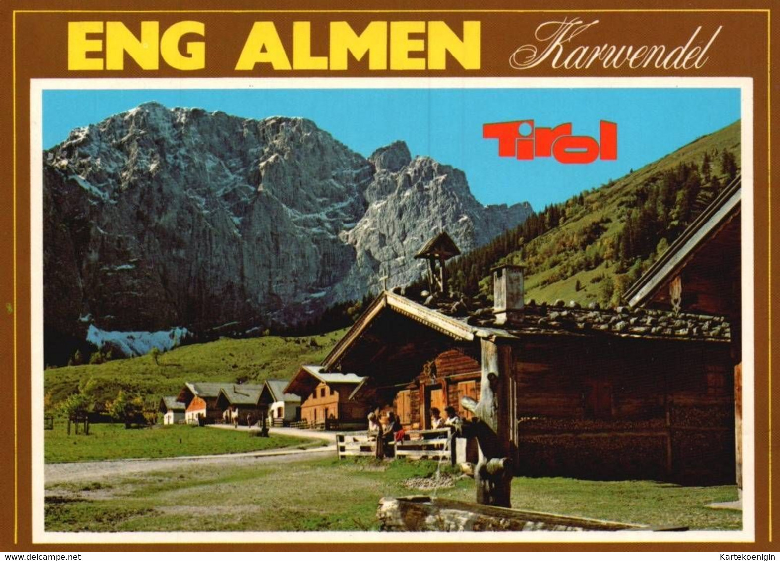 AK - Eng Almen , Karwendel - Vomp