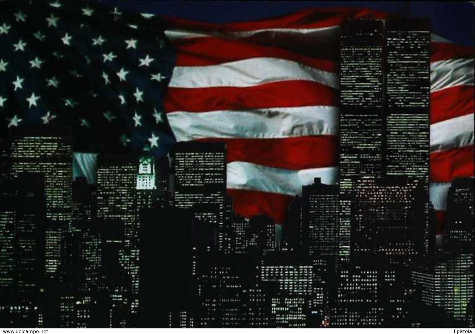 ►   FLAG &  Twin Towers (World Trade Center) NYC - World Trade Center