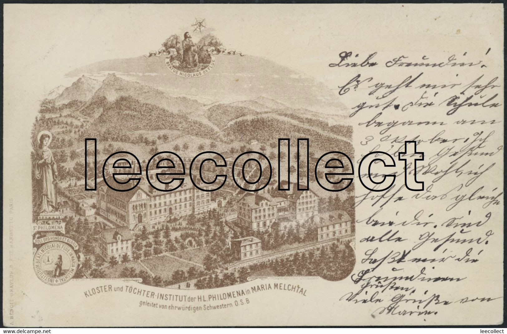 Suisse - OW Melchtal - Litho - Kerns - Religion - Kerns