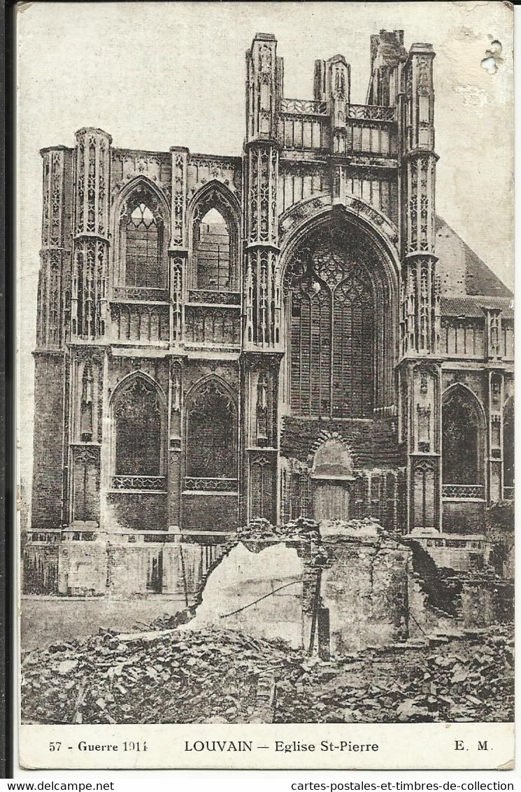 LOUVAIN , Eglise St Pierre , 1915 - Lovendegem