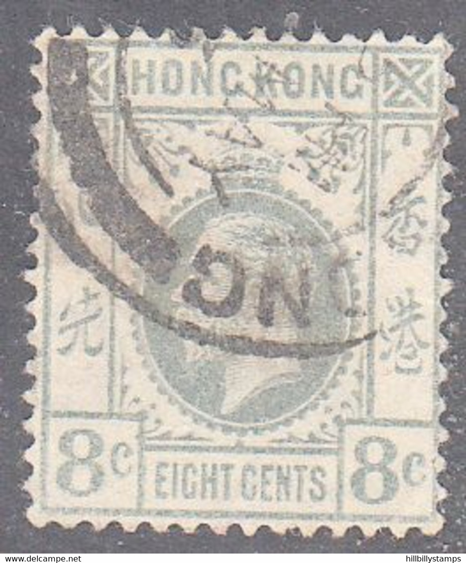 HONG KONG   SCOTT NO 113  USED   YEAR  1912  WMK-3 - Gebruikt