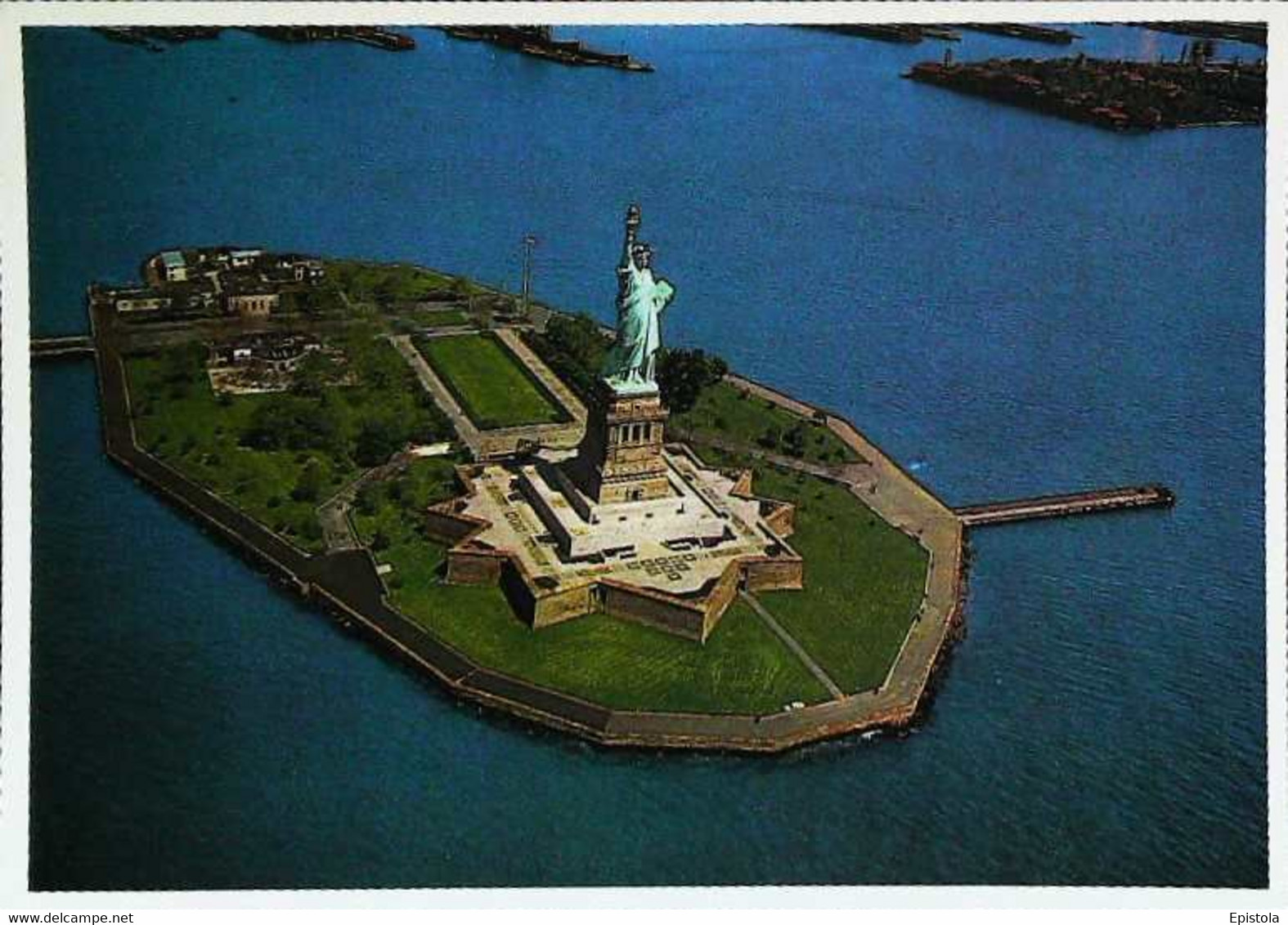 ► Aerial View STATUE Of LIBERTY - Statue Of Liberty