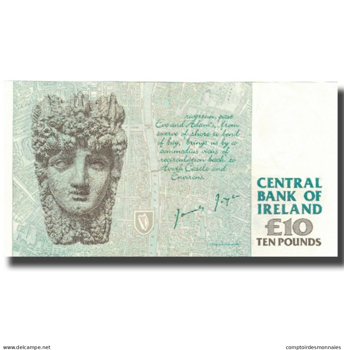 Billet, Ireland - Republic, 10 Pounds, Undated (1993-99), KM:76b, SUP+ - Irlanda