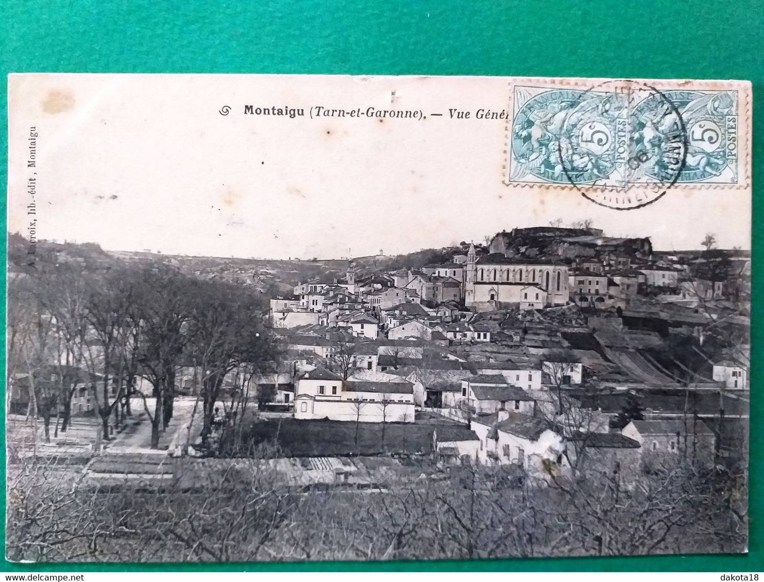 82 , Montaigu, Vue Générale  En 1906 - Montaigu De Quercy