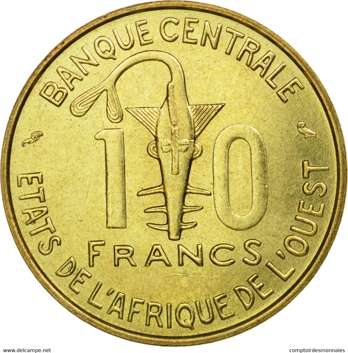 Monnaie, West African States, 10 Francs, 1971, Paris, TTB - Ivory Coast