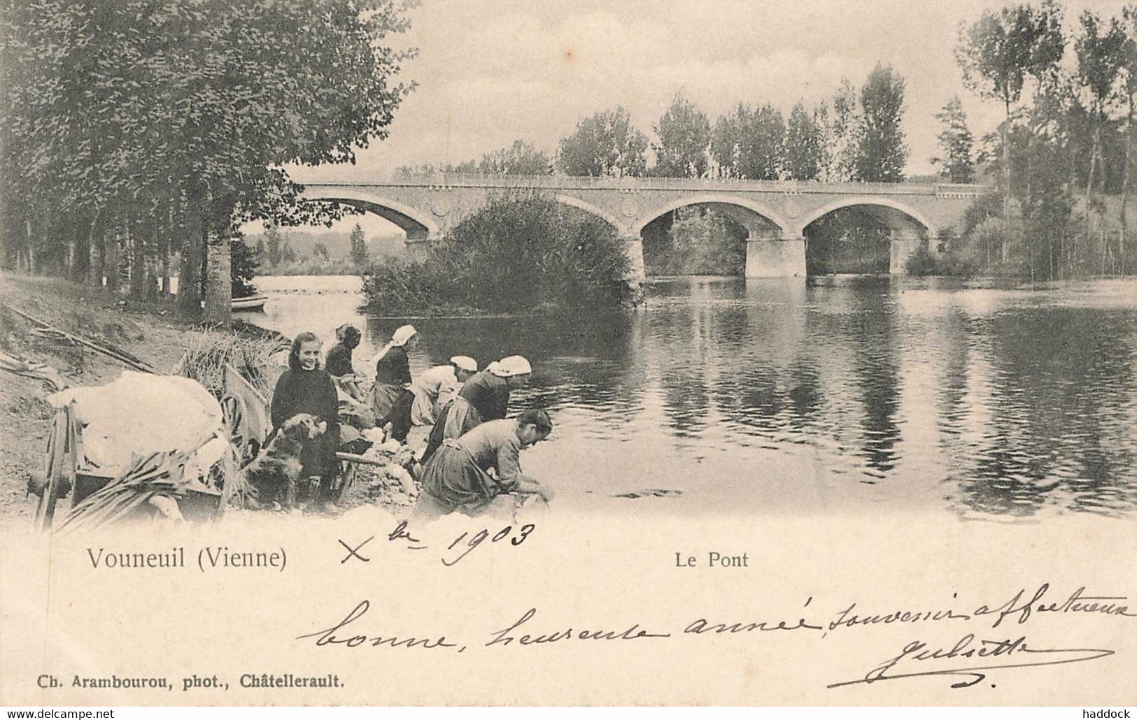 VOUNEUIL : LE PONT - Vouneuil Sur Vienne