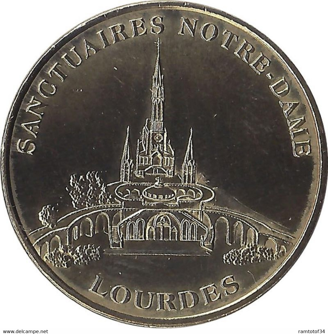 2004 MDP216 - LOURDES 1 - Sanctuaires De Notre Dame / MONNAIE DE PARIS - 2004