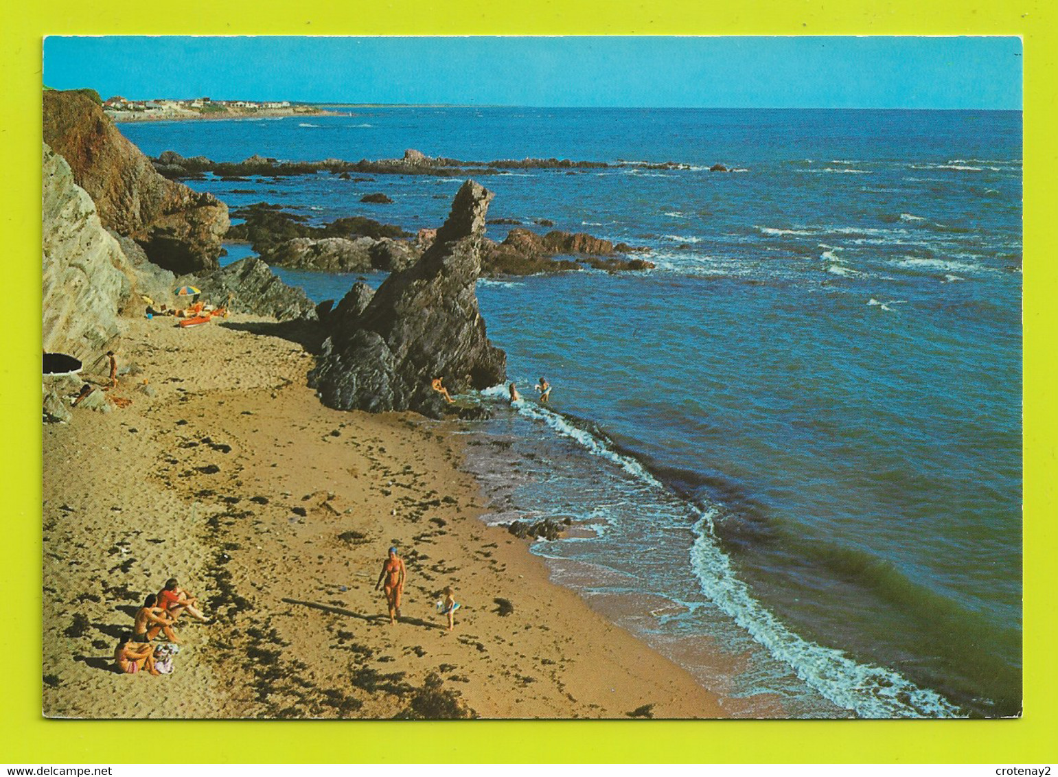 85 BRETIGNOLLES SUR MER N°963 Le Rocher SAINTE VERONIQUE Baignade En 1987 - Bretignolles Sur Mer