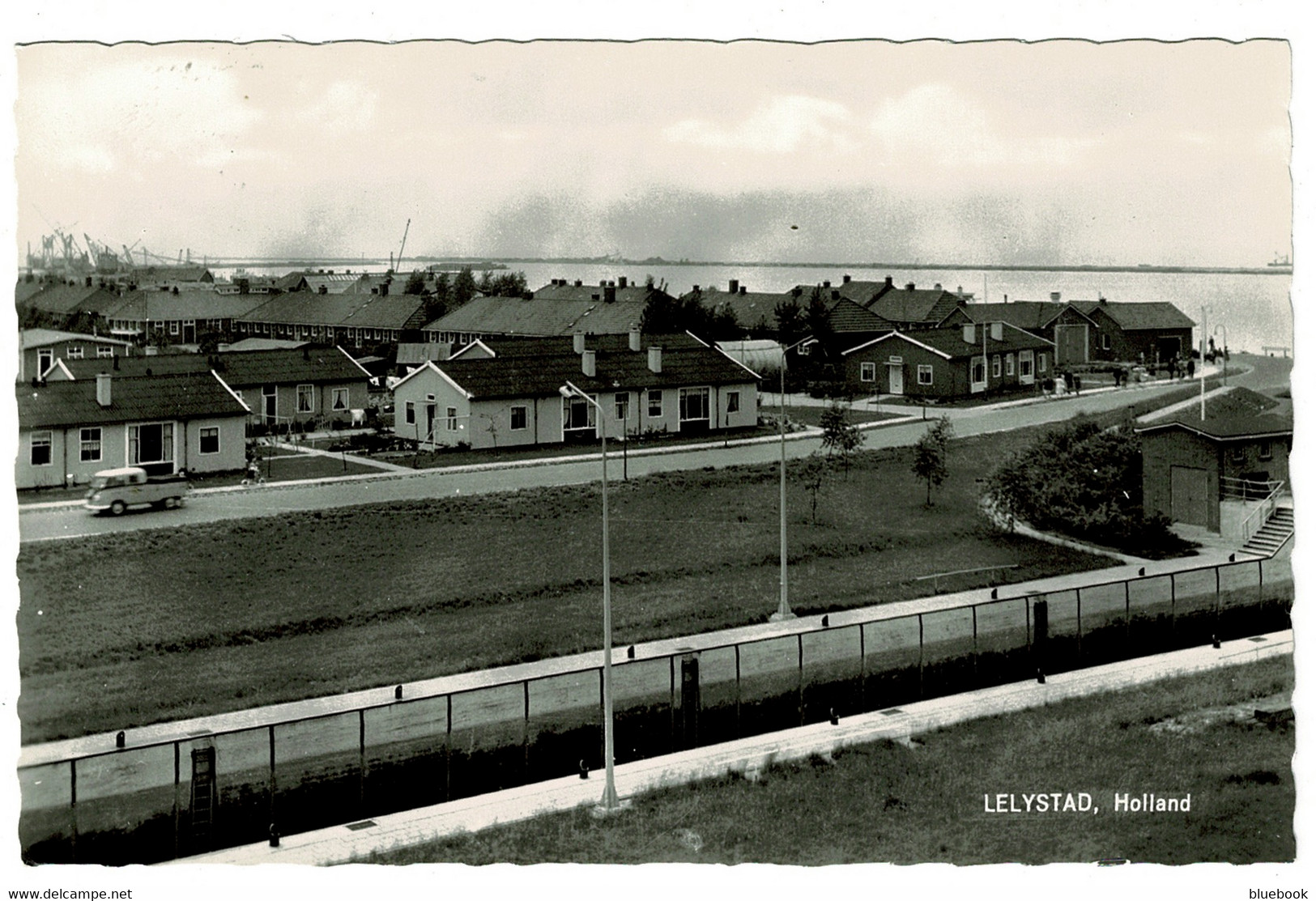 Ref 1509 - Real Photo Postcard - Lelystad Housing Area - Netherlands Holland - Lelystad