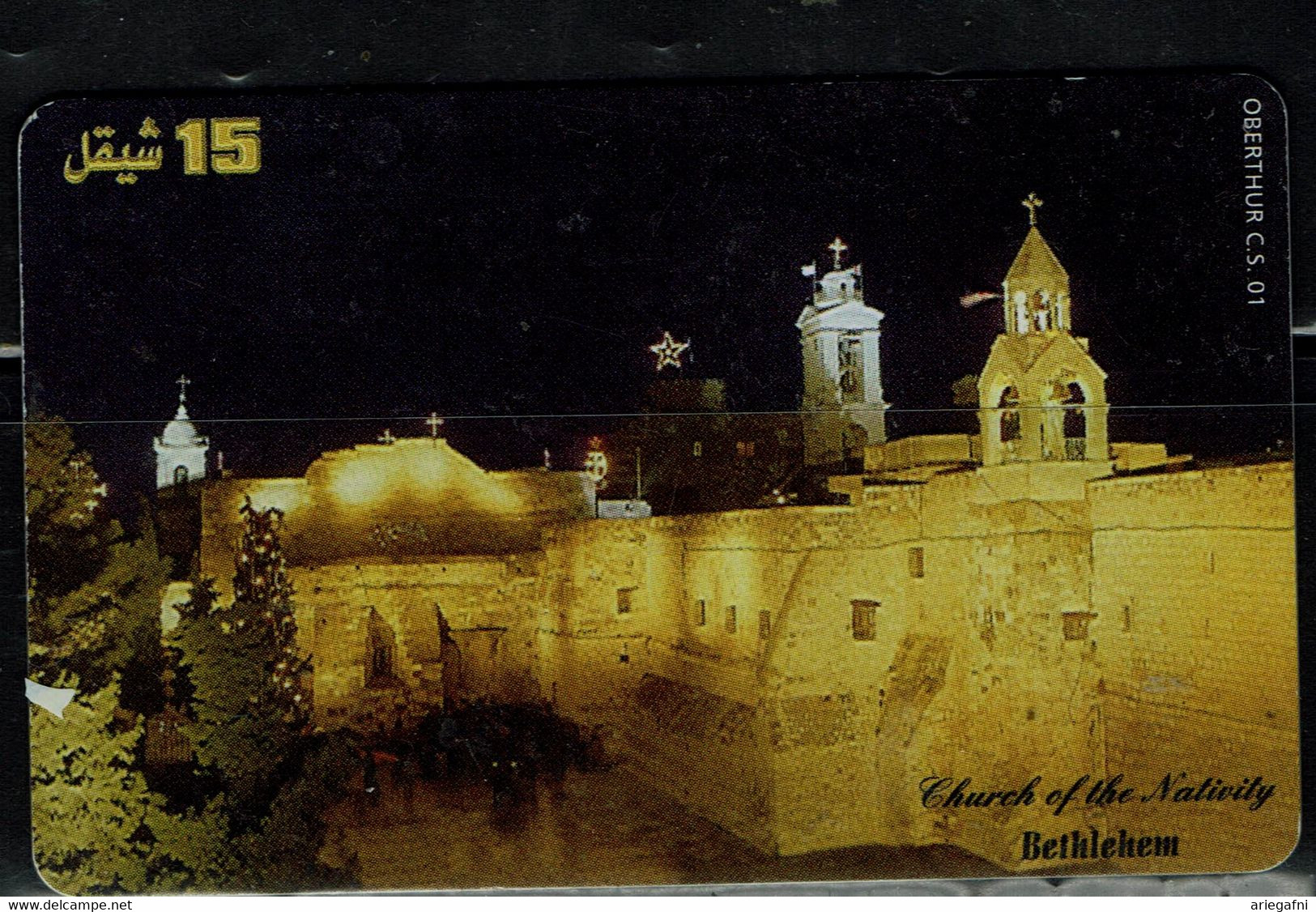 PALESTINE 2001 PHONECARD BEIT LEHEM  USED  VF!! - Palestina