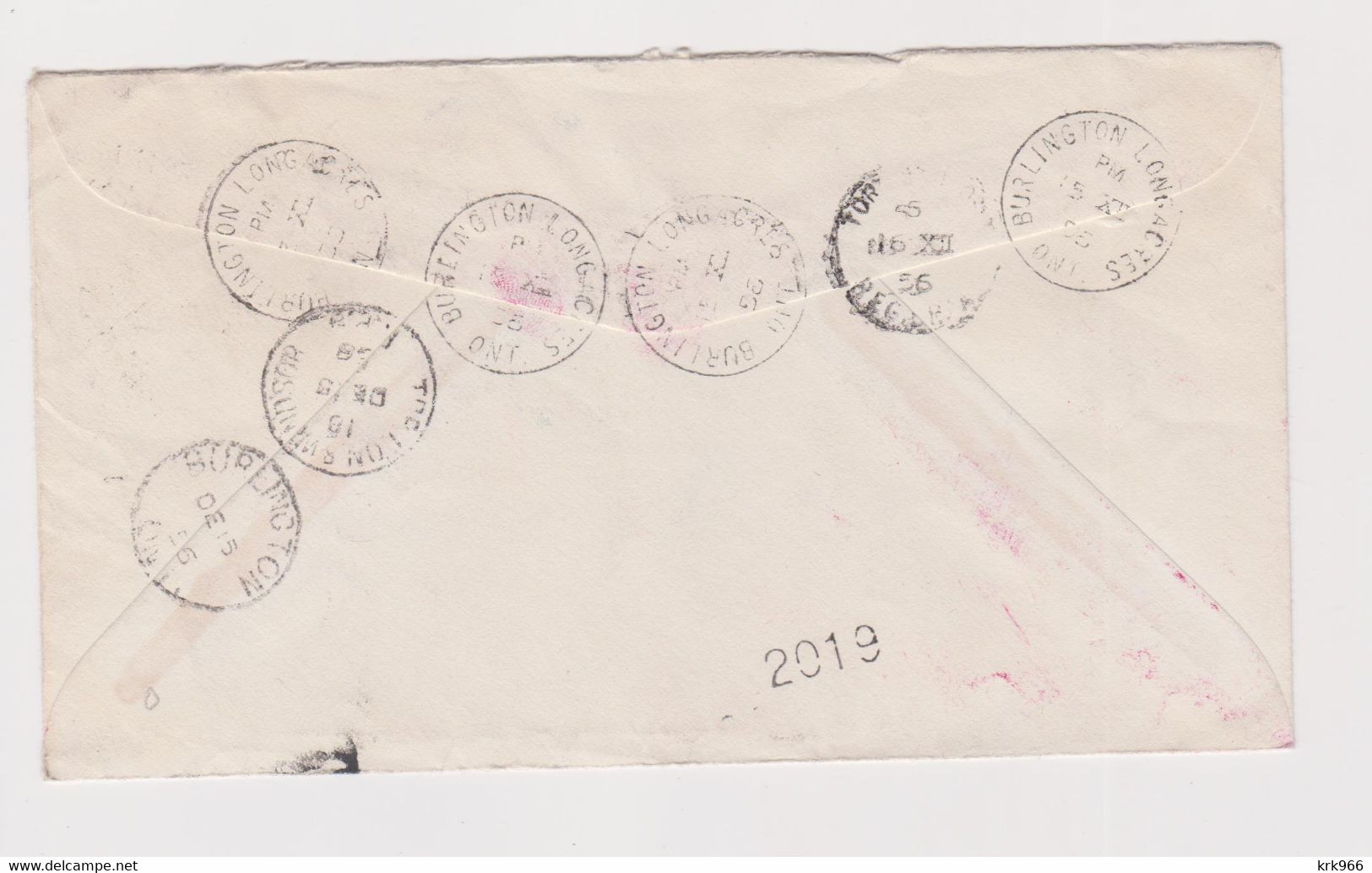 CANADA  1956 BURLINGTON-LONGARCES Registered Cover Specal Delivery Expres - Briefe U. Dokumente