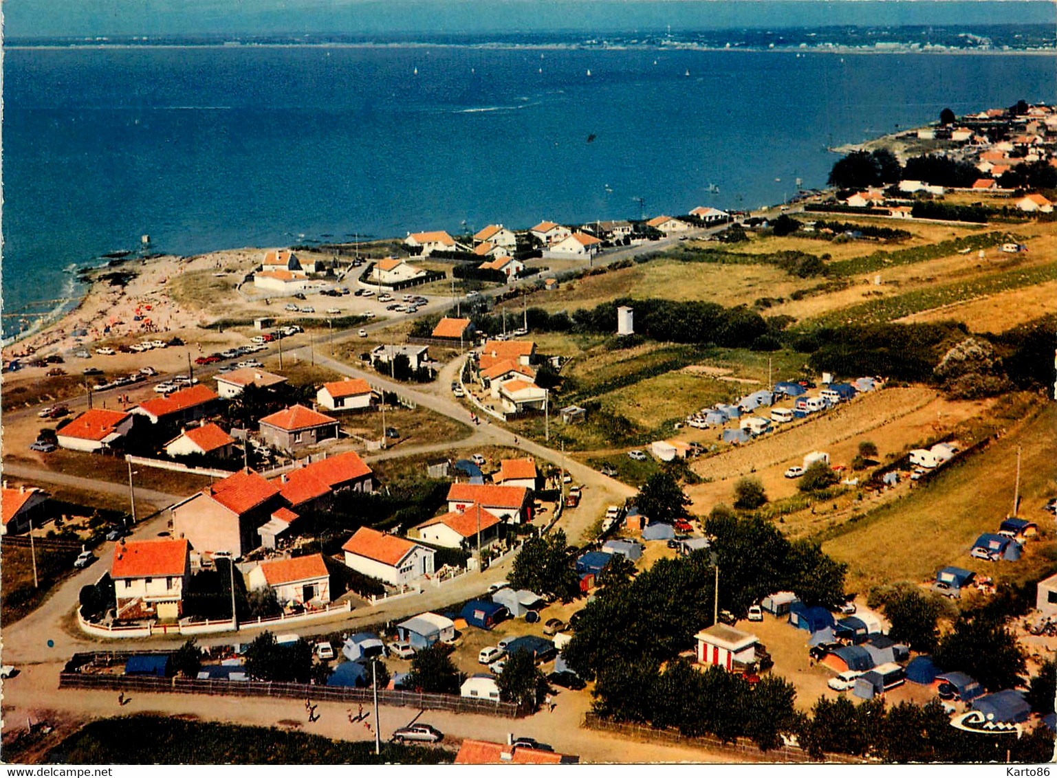 La Plaine Sur Mer * Vue Aérienne Sur LE MOUTON * Le Camping - La-Plaine-sur-Mer