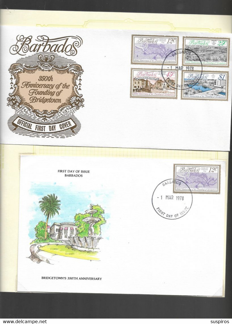 BARBADOS  17   FDC   Used  Different Topics - Barbados (1966-...)