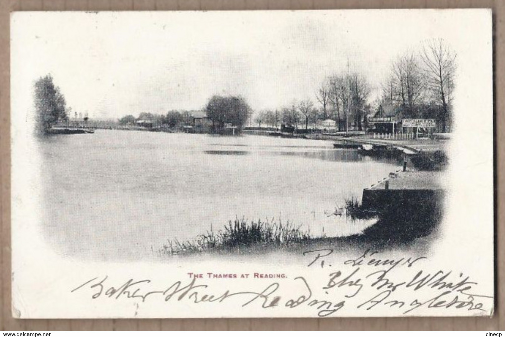 CPA ANGLETERRE - READING - The Thames At Reading - TB PLAN Fleuves + Bords Et Quais - Reading