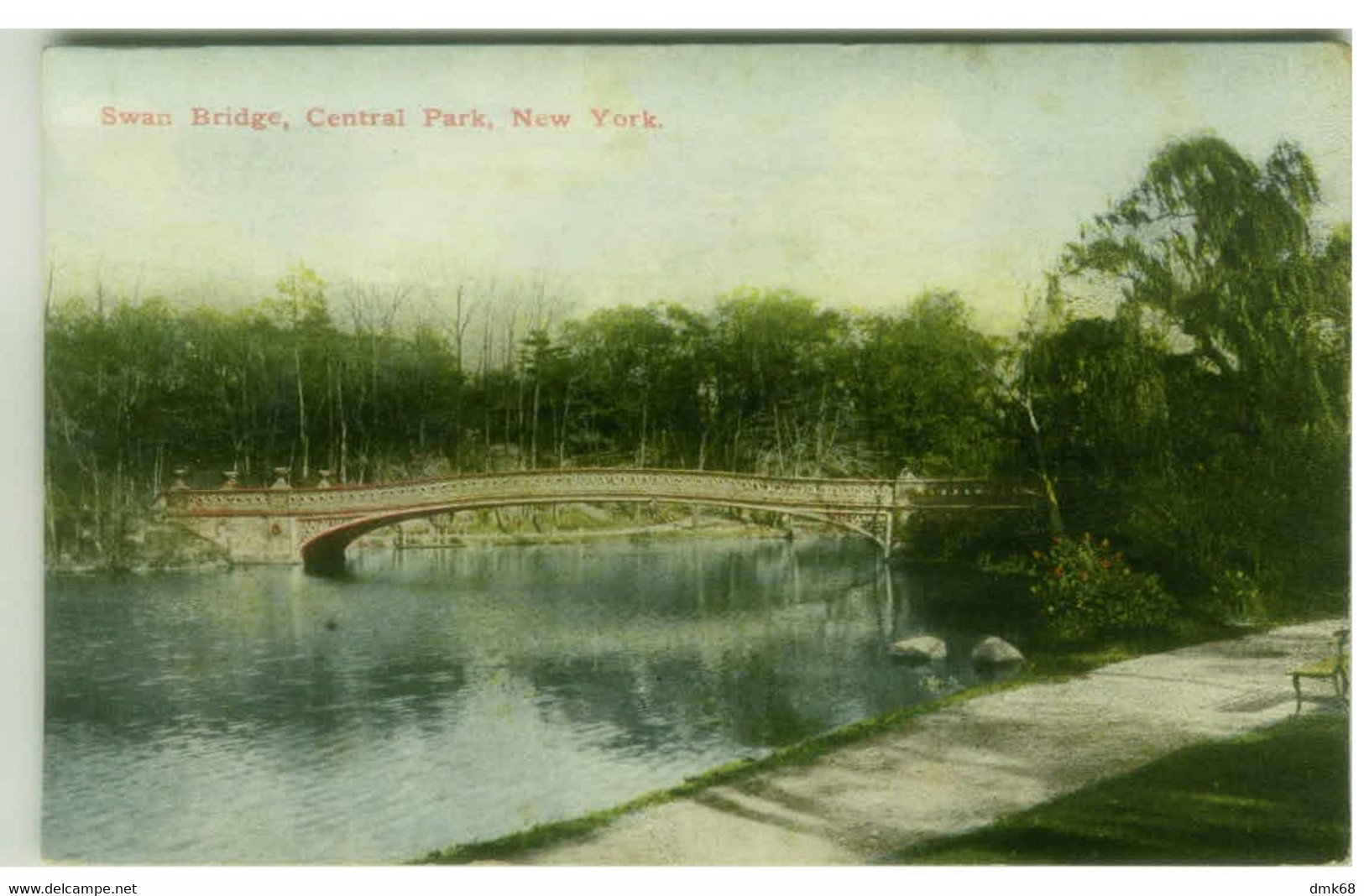 NEW YORK - SWAN BRIDGE - CENTRAL PARK - 1910s (12083) - Central Park