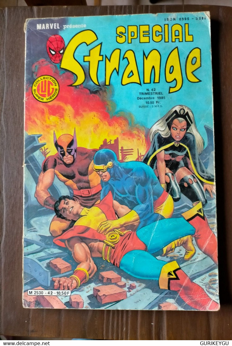 STRANGE Special  N° 42   Les  X-MEN L'araignée La Chose LUG 12/1985 - Strange