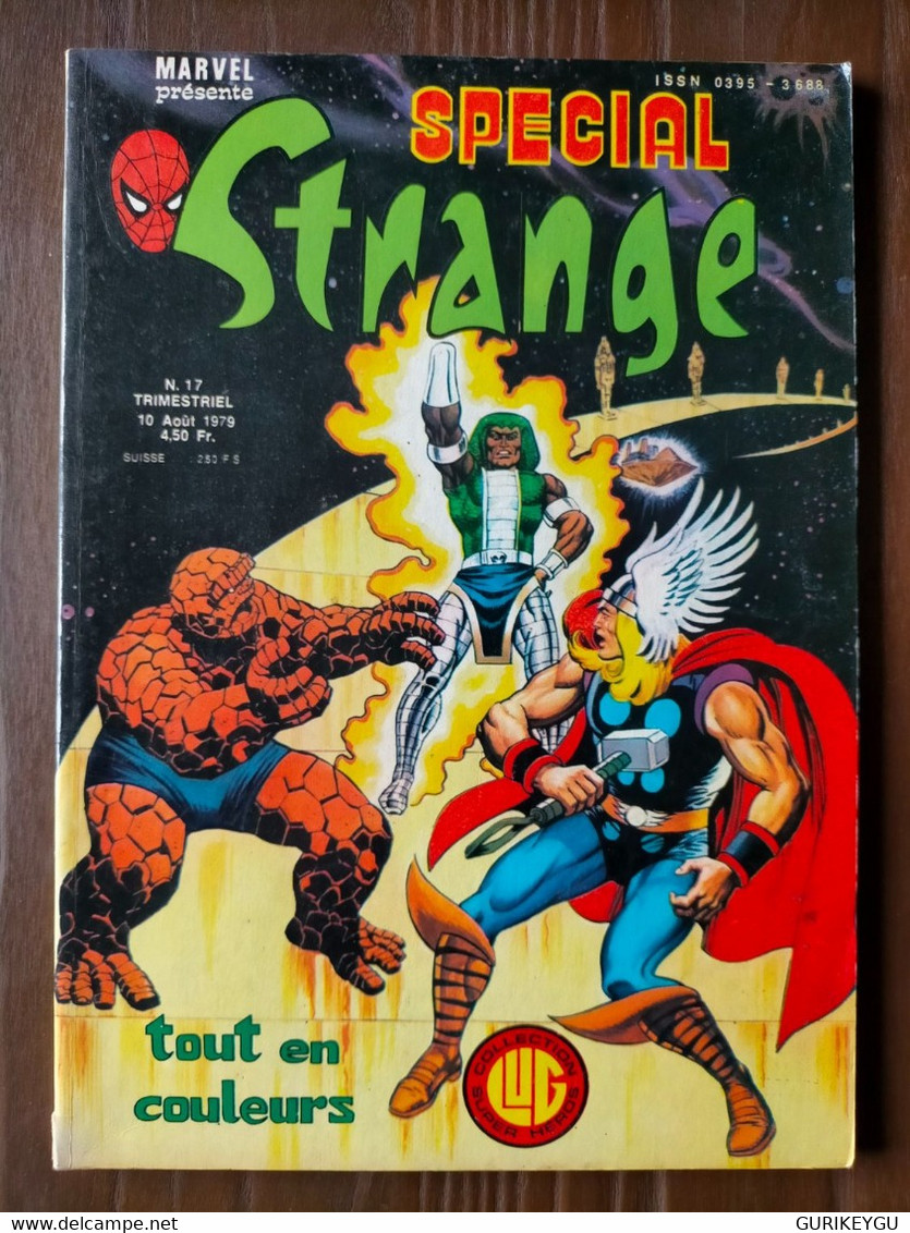 STRANGE Special  N° 12 Les  X-MEN L'araignée La Chose LUG 10/06/1978 - Strange