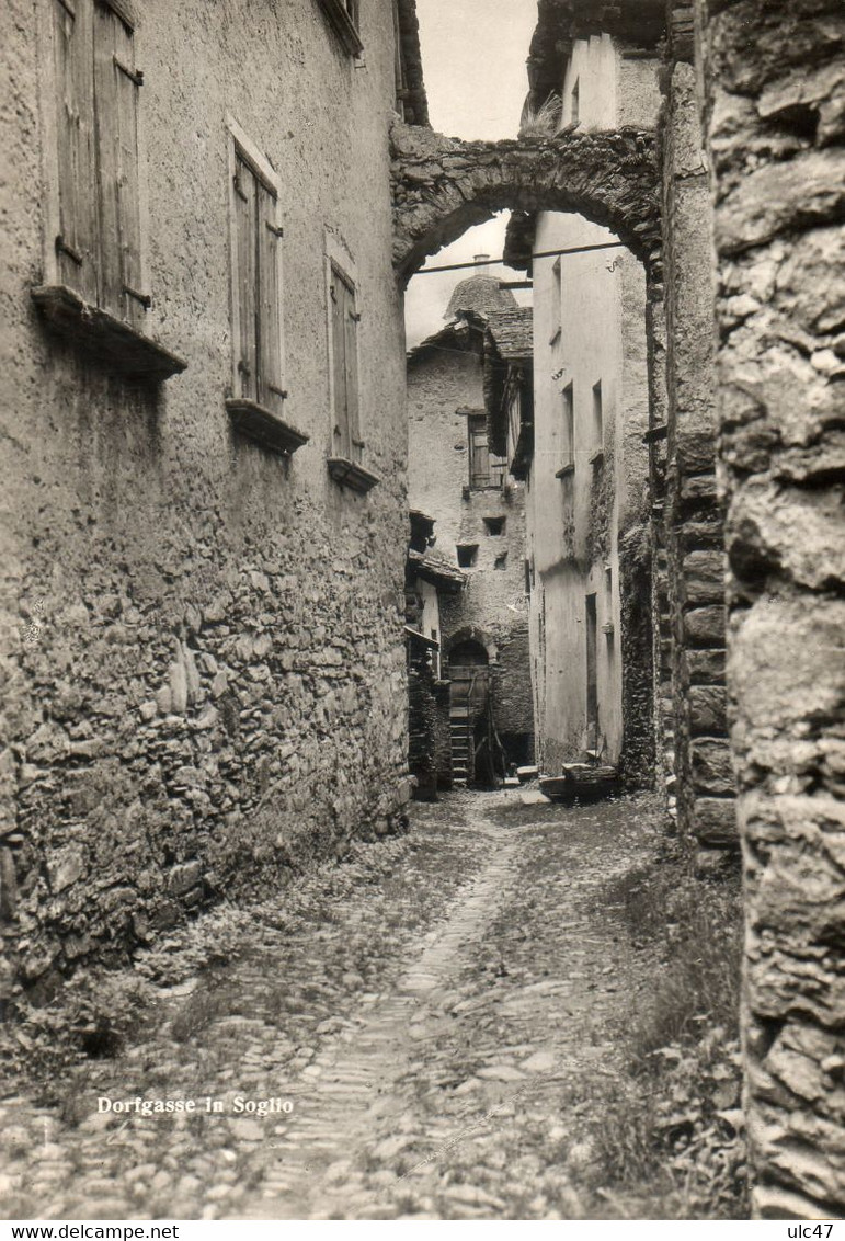 - Dorfgasse In Soglio. - - Soglio