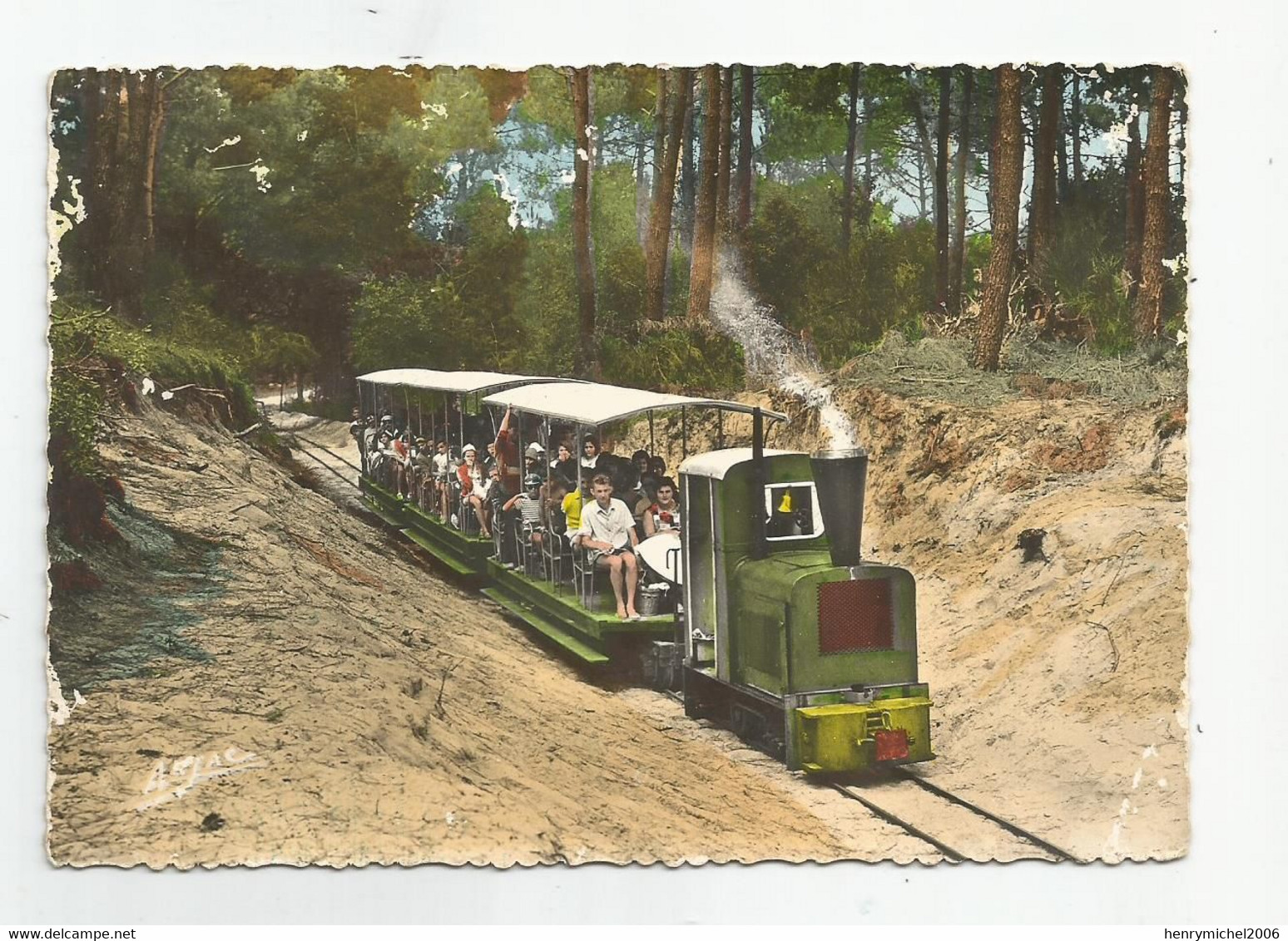 17 Ile D'oléron Le Petit Train De St Trojan Ed Arjac Photo Grandsart - Ile D'Oléron