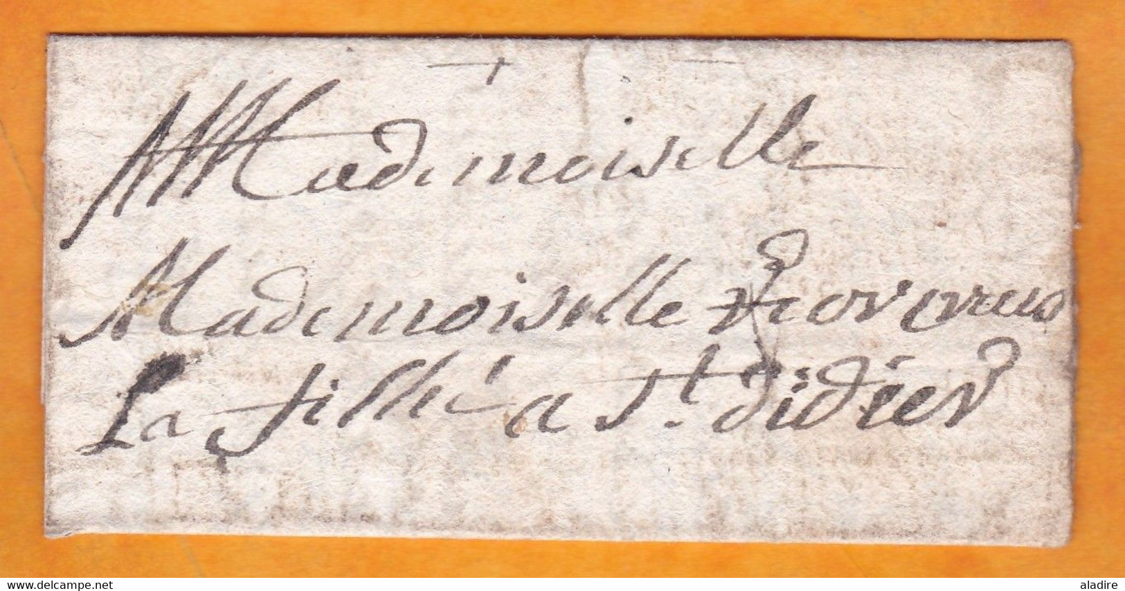 1733 - Lettre Pliée De 2 Pages D'ANNONAY Vers SAINT DIDIER, Vaucluse ? - Règne De Louis XV - 1701-1800: Précurseurs XVIII