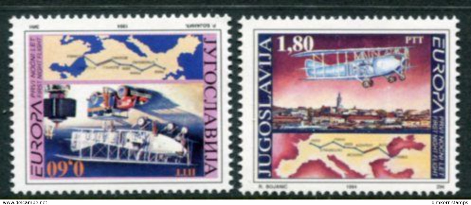 YUGOSLAVIA 1994 Europa: Inventions And Discoveries MNH / **.  Michel 2657-58 - Ungebraucht
