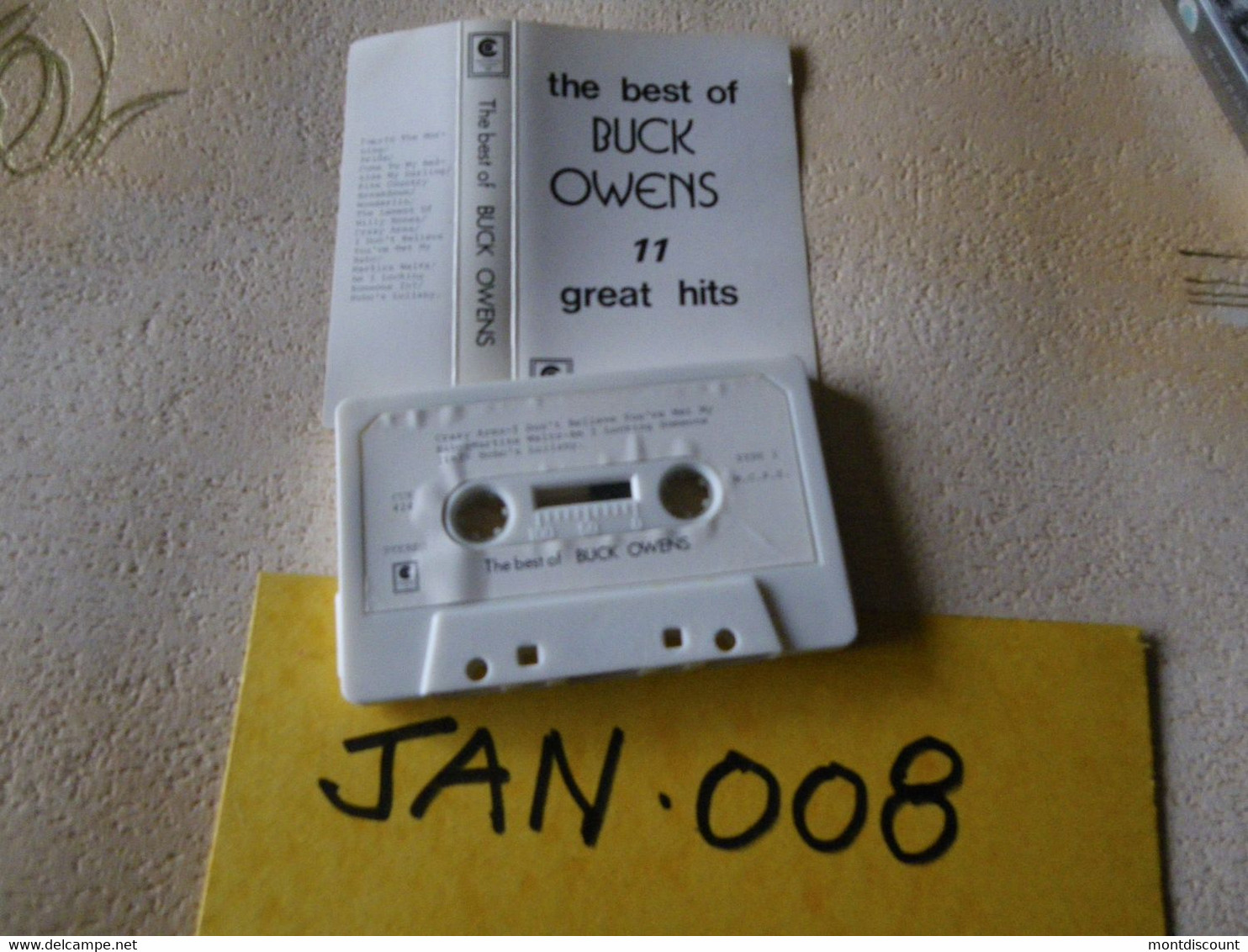 BUCK OWENS K7 AUDIO VOIR PHOTO...ET REGARDEZ LES AUTRES (PLUSIEURS) (JAN 008) - Cassettes Audio