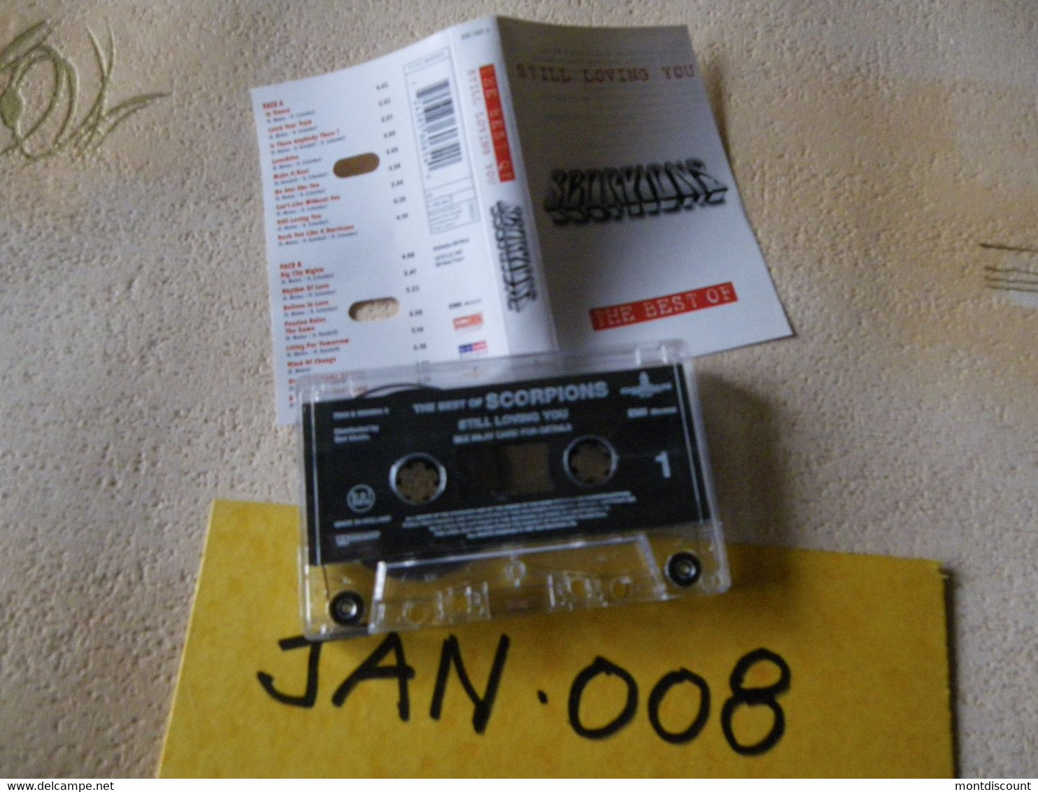 SCORPIONS K7 AUDIO VOIR PHOTO...ET REGARDEZ LES AUTRES (PLUSIEURS) (JAN 008) - Cassettes Audio